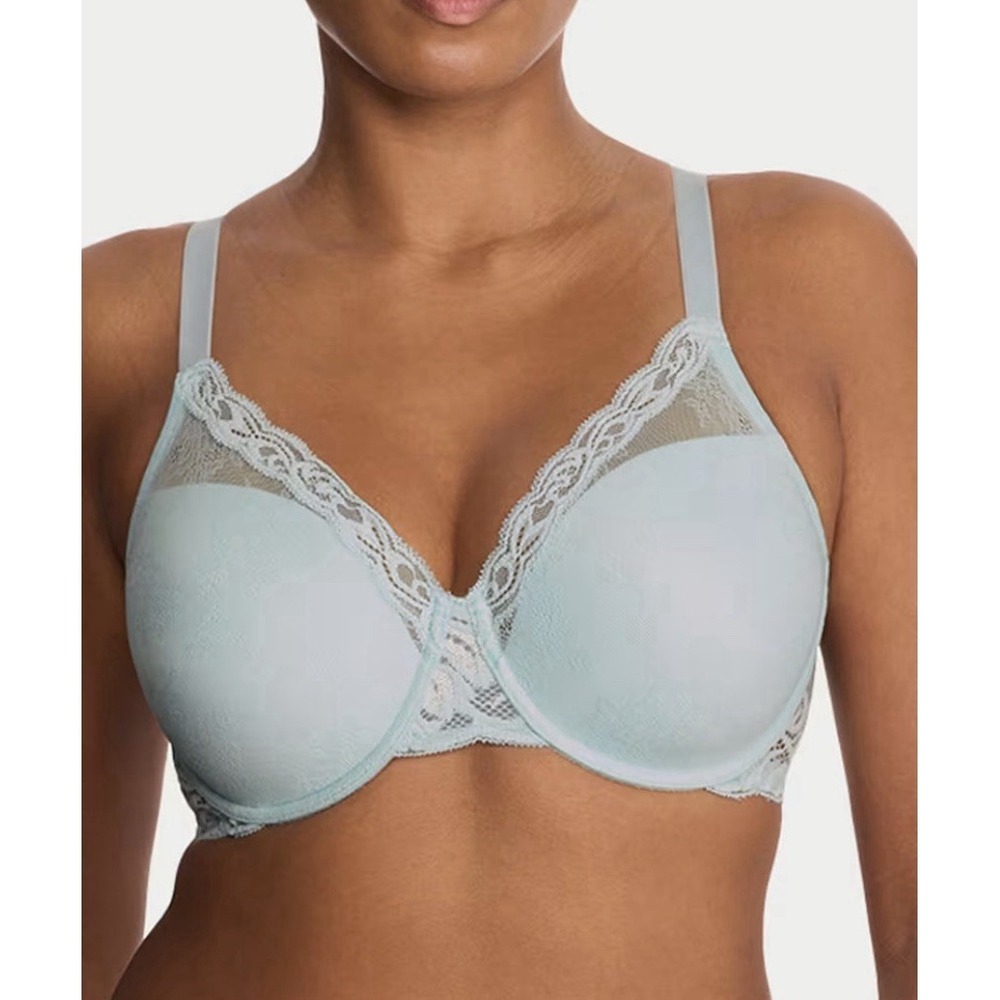 Natori Light Blue Lace Underwire Bra